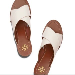 Tory Burch Ivory Montrose Mule